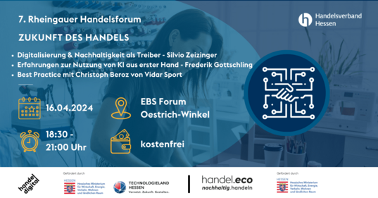 banner, 7. rheingauer handelsforum